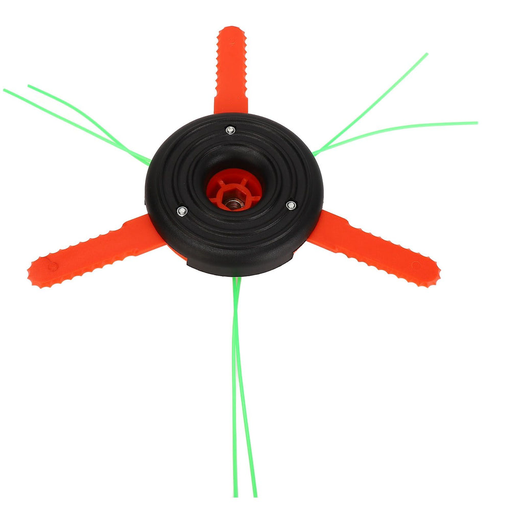 3 Leaf Plastic Blade Cutting Head Low Vibration Brush Cutter Weeding Head Replacement Internal Thread M10x1.25