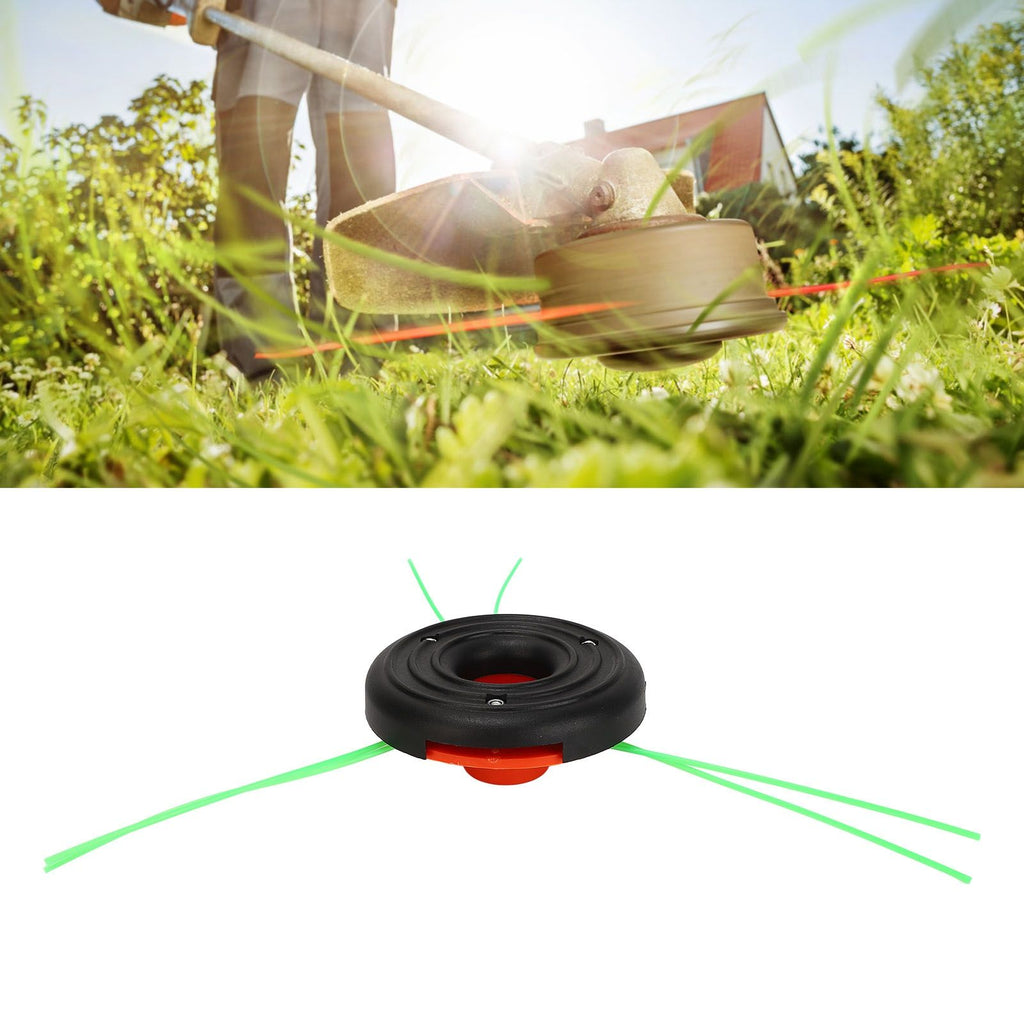 3 Leaf Plastic Blade Cutting Head Low Vibration Brush Cutter Weeding Head Replacement Internal Thread M10x1.25