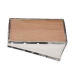 Bee Smoker Bellow PVC Leather Plywood Box Beekeeping Equipment Replacement with Clip for Beehive