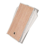 Bee Smoker Bellow PVC Leather Plywood Box Beekeeping Equipment Replacement with Clip for Beehive