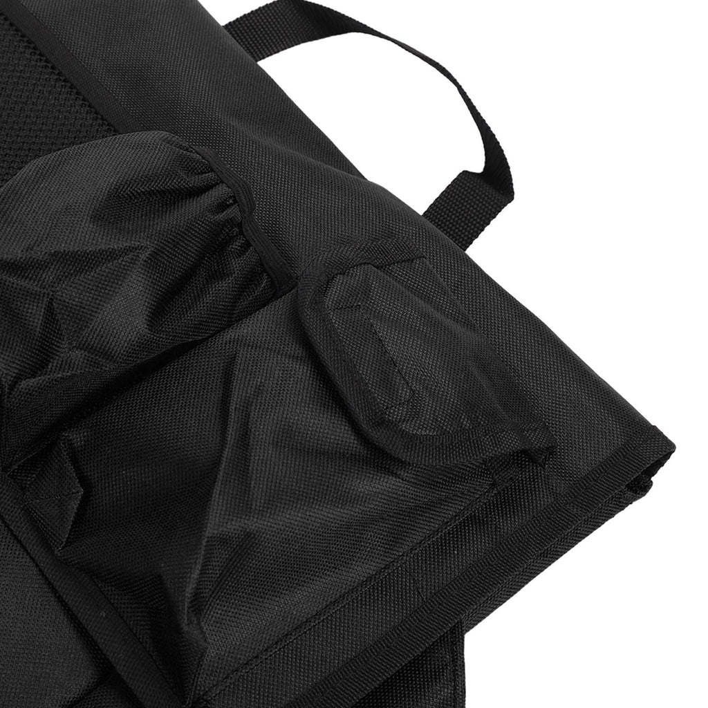 Folding Stadium Chair Adjustable Angle 600D Oxford Cloth Portable Bleacher Cushions with Pocket for Sandbeach Picnic BBQ Black