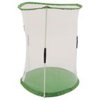 Cylindrical Butterfly and Insect Observation Cage Transparent Mesh Habitat Cage for Ornamental Plants