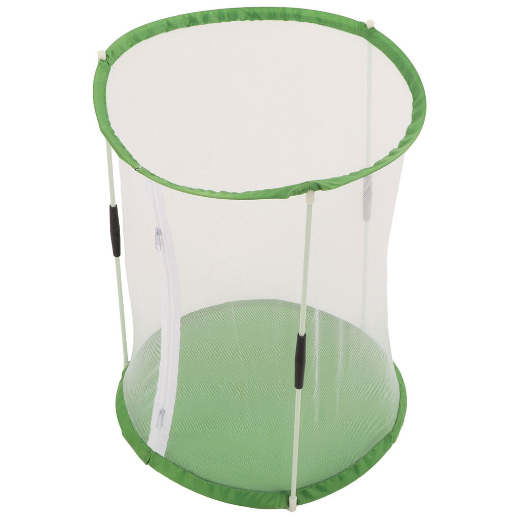Cylindrical Butterfly and Insect Observation Cage Transparent Mesh Habitat Cage for Ornamental Plants