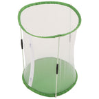 Cylindrical Butterfly and Insect Observation Cage Transparent Mesh Habitat Cage for Ornamental Plants