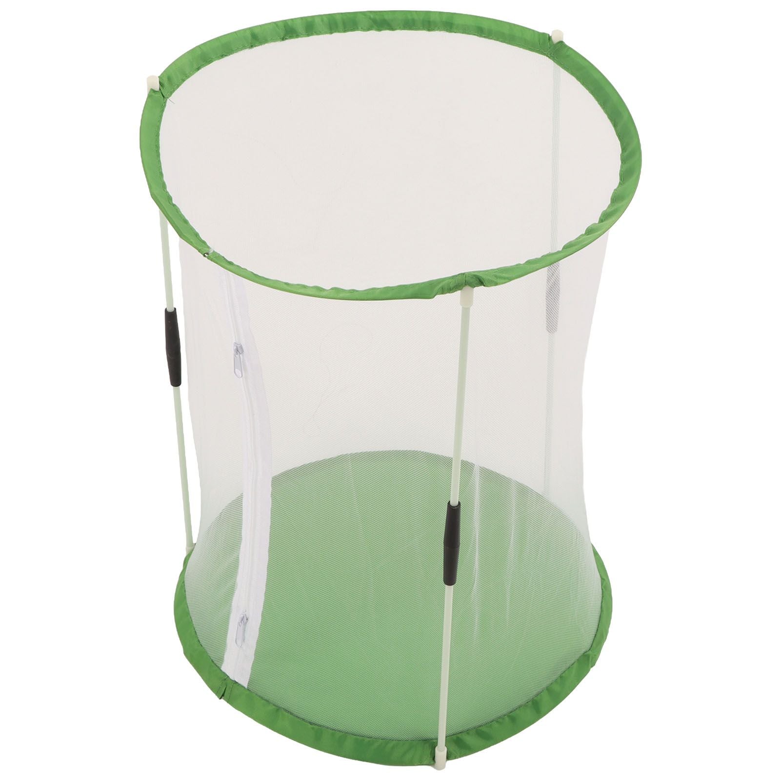 Cylindrical Butterfly and Insect Observation Cage Transparent Mesh Habitat Cage for Ornamental Plants