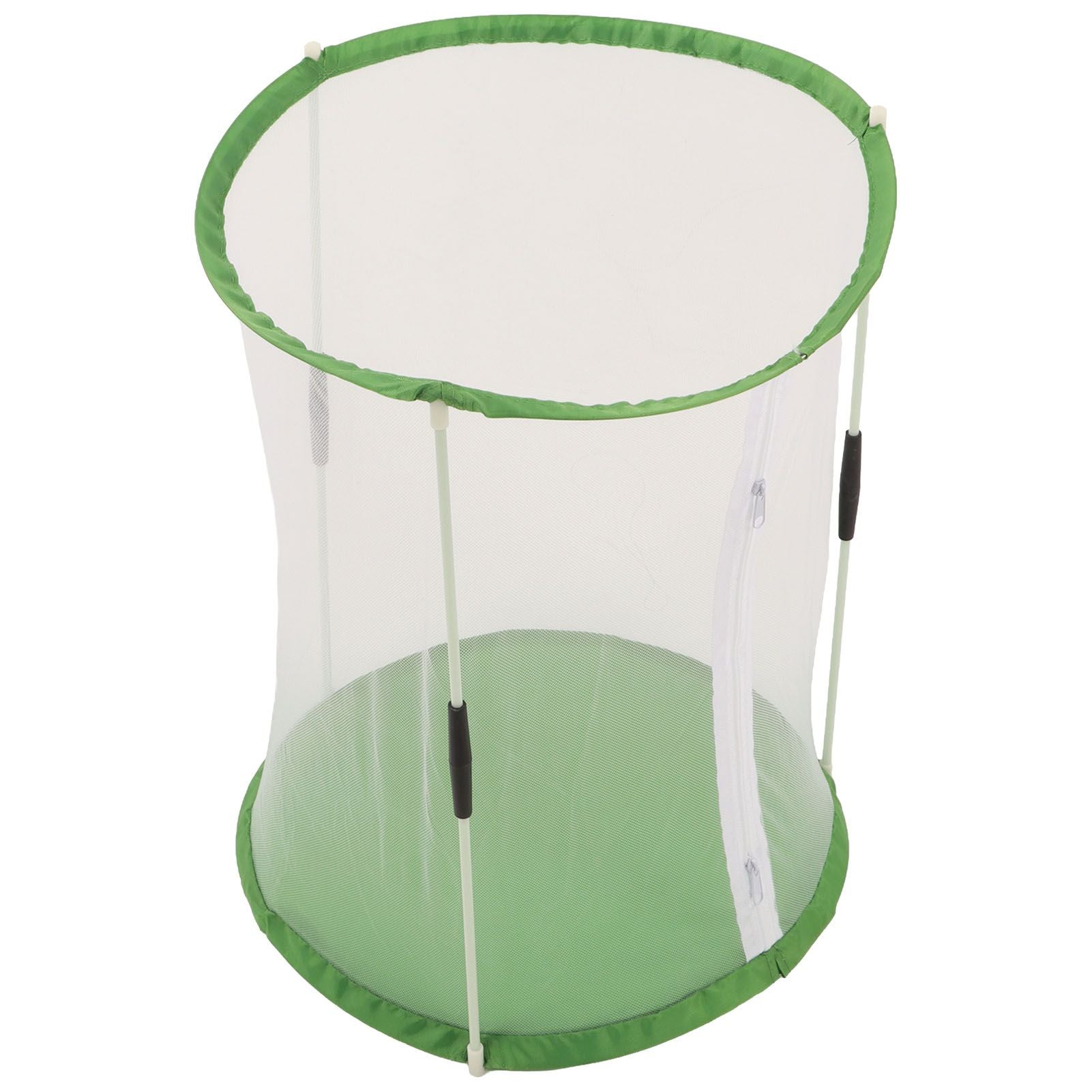 Cylindrical Butterfly and Insect Observation Cage Transparent Mesh Habitat Cage for Ornamental Plants