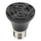 Ceramic Reptile Heat Lamp Bulb Mini Infrared Heat Ceramic Amphibian Heating Lamp for Lizards Reptiles 220V‑240V 50W Black