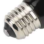 Ceramic Reptile Heat Lamp Bulb Mini Infrared Heat Ceramic Amphibian Heating Lamp for Lizards Reptiles 220V‑240V 50W Black