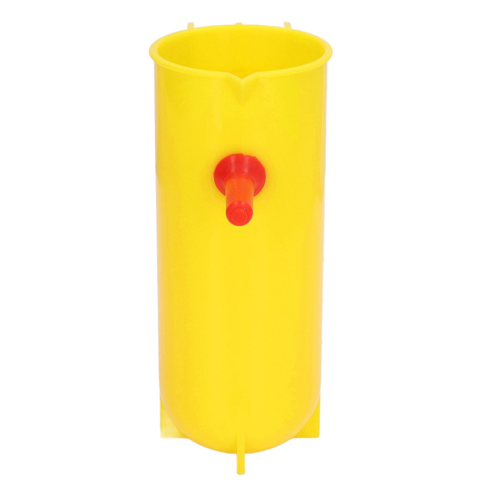 Lamb Milk Feeder Bottle 800ML Scale Accurate Quantitative Small Animal Calf Goat Pacifier Feeder Milk Bottle with Hand Grip Yellow