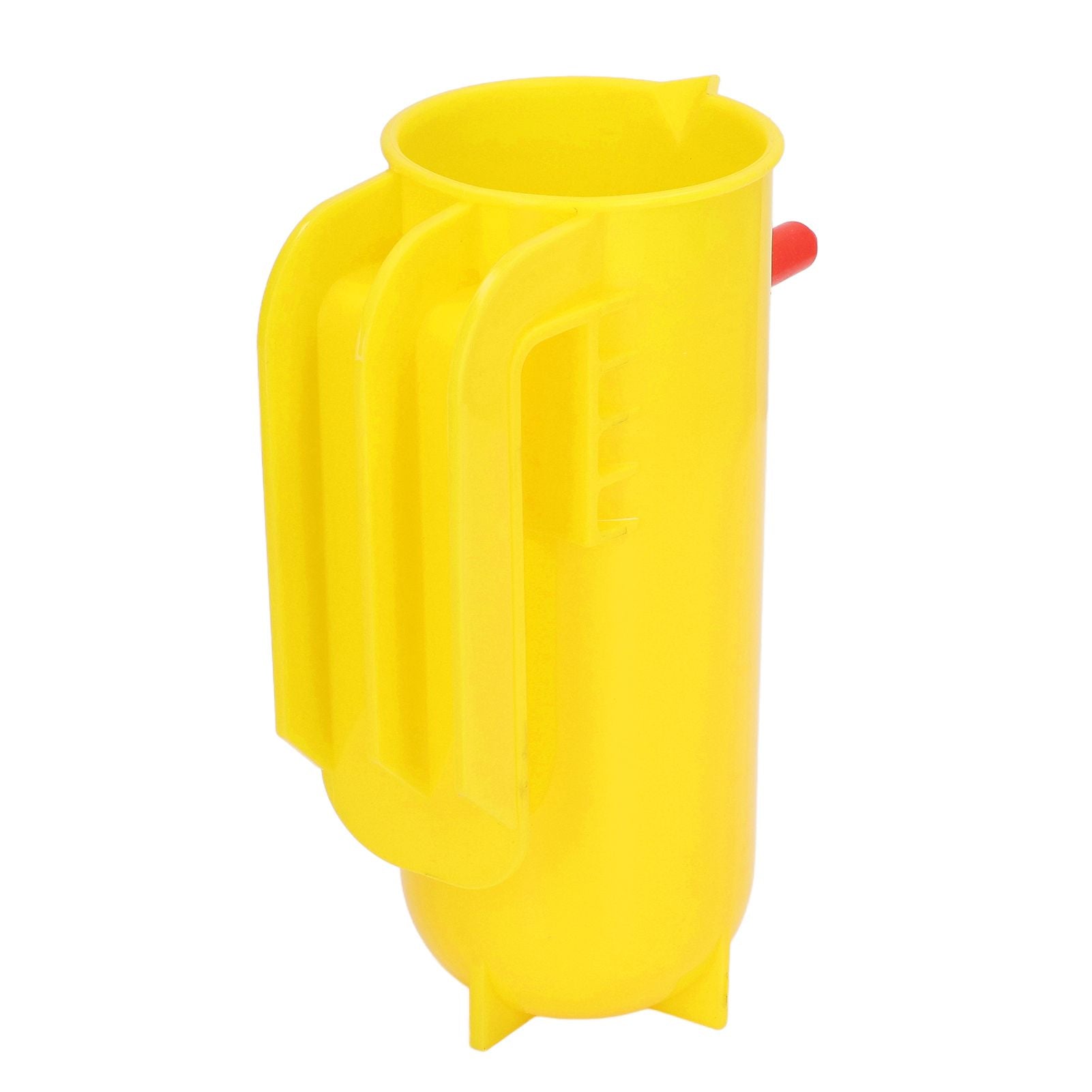 Lamb Milk Feeder Bottle 800ML Scale Accurate Quantitative Small Animal Calf Goat Pacifier Feeder Milk Bottle with Hand Grip Yellow