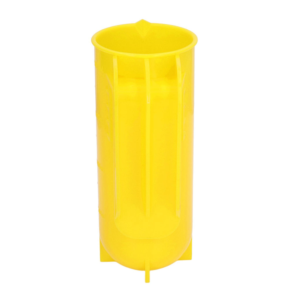 Lamb Milk Feeder Bottle 800ML Scale Accurate Quantitative Small Animal Calf Goat Pacifier Feeder Milk Bottle with Hand Grip Yellow
