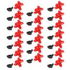 20PCS G1/8 Male Thread Chicken Drinking Nipples Automatic Waterer Equipment with Black Srews for Poultry Feeding