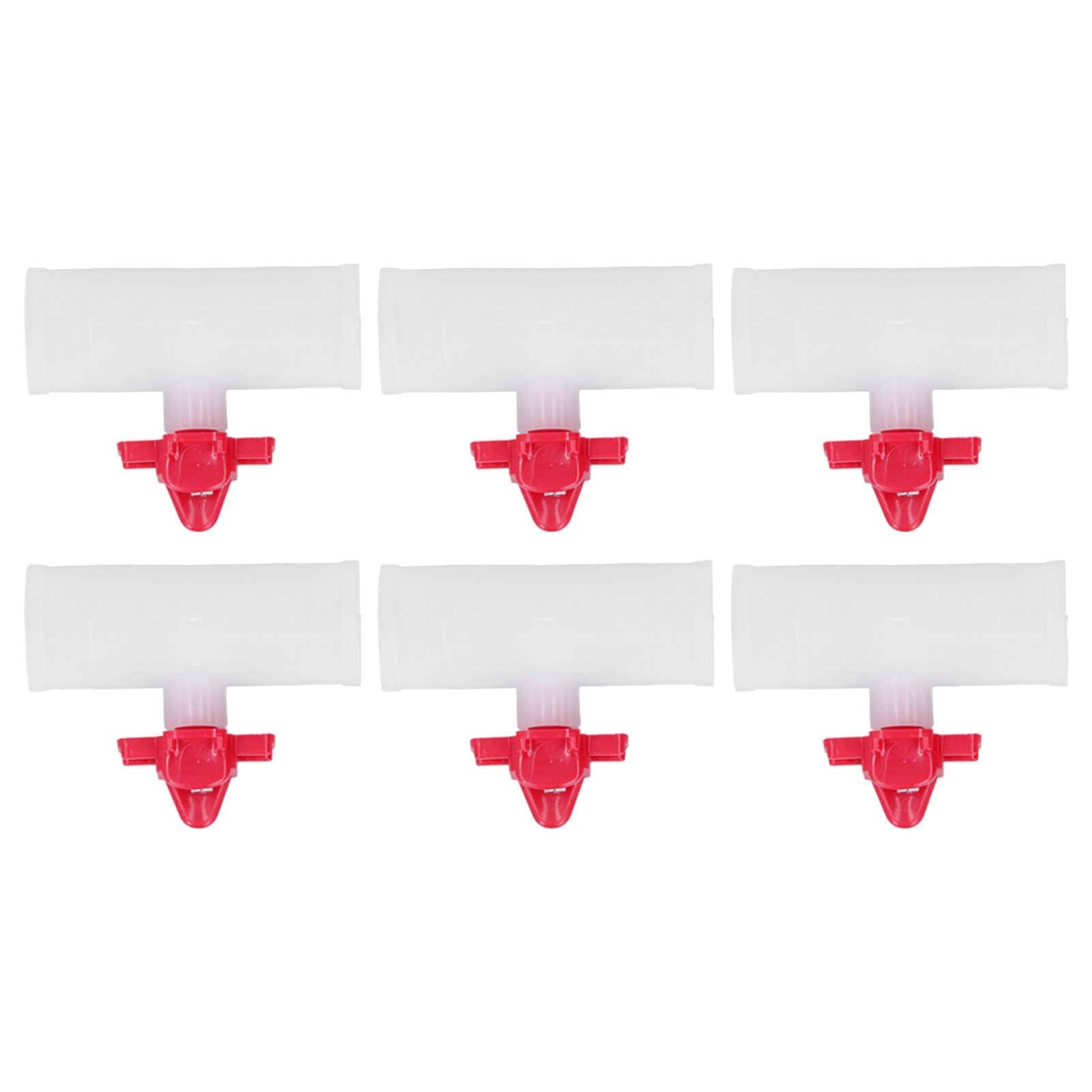 20 Sets Chicken Nipple Waterer Automatic Water Feeding Professional Chicken Watering Cups with T Joints for Quail Pigeons G3/4