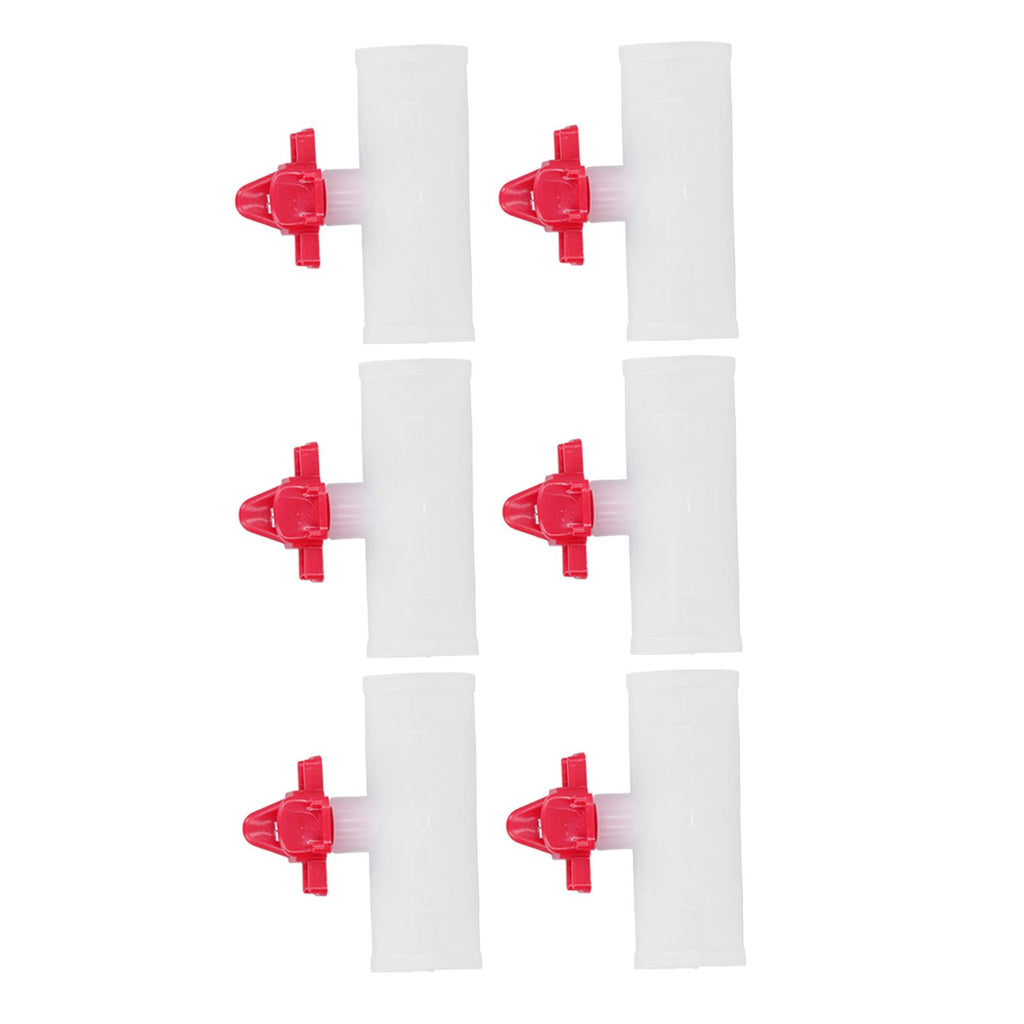 20 Sets Chicken Nipple Waterer Automatic Water Feeding Professional Chicken Watering Cups with T Joints for Quail Pigeons G3/4