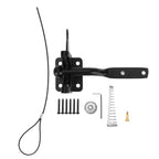 Fence Latch Carbon Steel with Spring Gate Latch Safety Latch for Indoor Window Doors Pet Fences