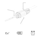 Children Electric Toothbrush Cartoon Fully Automatic Sonic Toothbrush with 3 Brush Heads for Kids Children Deer Blue