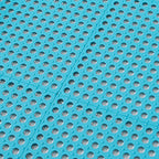 10PCS Suction Cup Floor Mats Anti Slip Plastic Mosaic Bath Mat for Kitchen Bathroom Blue