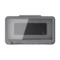 Waterproof Cell Phone Case Shower Phone Holder Wall Hanging Free Punch 360 Degree Rotation Touch Screen For Bathroom Kitchen Grey