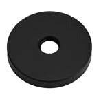Large Shower Arm Flange 304 Stainless Steel Shower Arm Escutcheon Plate for G1/2in Pipe Replacement Home Black