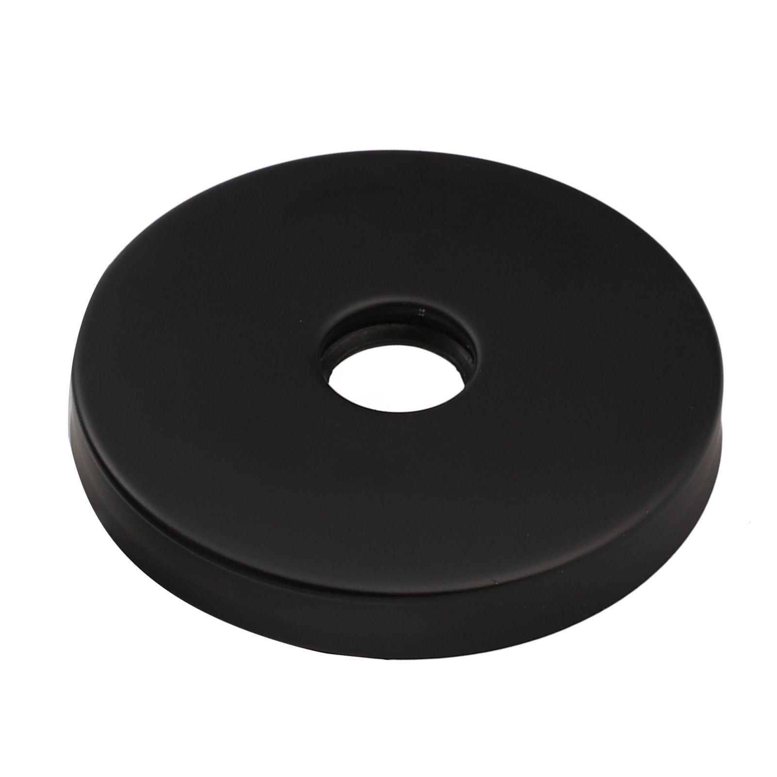 Large Shower Arm Flange 304 Stainless Steel Shower Arm Escutcheon Plate for G1/2in Pipe Replacement Home Black