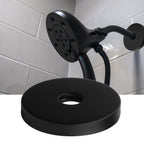 Large Shower Arm Flange 304 Stainless Steel Shower Arm Escutcheon Plate for G1/2in Pipe Replacement Home Black