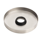 Large Shower Arm Flange 304 Stainless Steel Shower Arm Escutcheon Plate for G1/2in Pipe Replacement Home Brushed