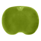 Bathroom Foot Massage Cushion TPE Foot Rub Pad Wall Mountable Foot Massager Mats with Suction Cup Green