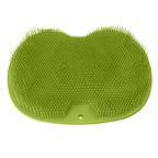 Bathroom Foot Massage Cushion TPE Foot Rub Pad Wall Mountable Foot Massager Mats with Suction Cup Green