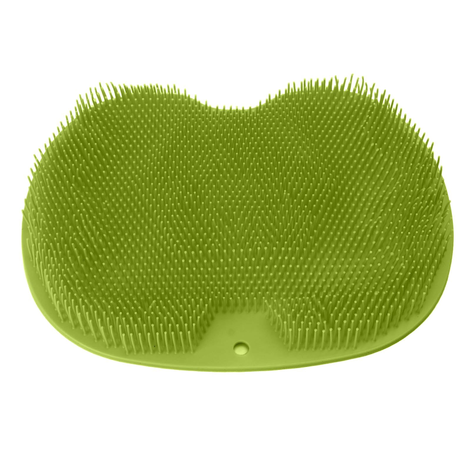 Bathroom Foot Massage Cushion TPE Foot Rub Pad Wall Mountable Foot Massager Mats with Suction Cup Green