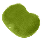 Bathroom Foot Massage Cushion TPE Foot Rub Pad Wall Mountable Foot Massager Mats with Suction Cup Green