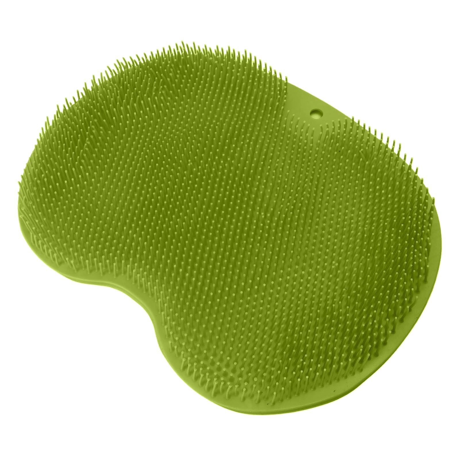 Bathroom Foot Massage Cushion TPE Foot Rub Pad Wall Mountable Foot Massager Mats with Suction Cup Green