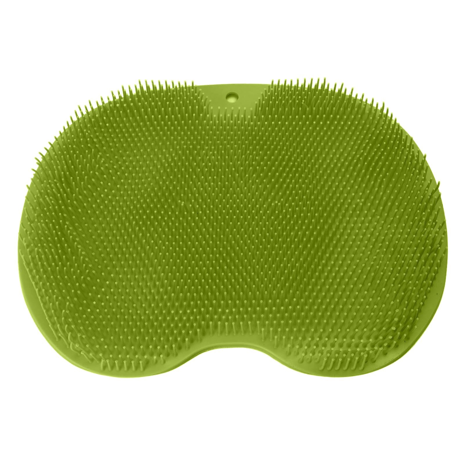 Bathroom Foot Massage Cushion TPE Foot Rub Pad Wall Mountable Foot Massager Mats with Suction Cup Green