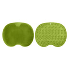 Bathroom Foot Massage Cushion TPE Foot Rub Pad Wall Mountable Foot Massager Mats with Suction Cup Green