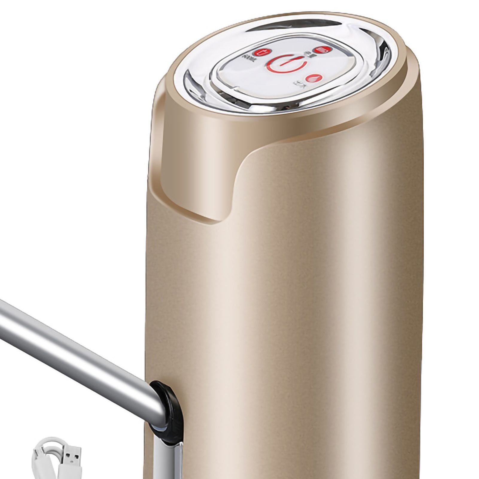 Water Dispenser ABS Electric USB Intelligent Quantitative Spray Lacquer Drink Pump for Outdoor Golden