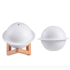 Humidifier 3 Colour Mode Large Capacity Mist Vaporizer Sprayer Home Decoration for Office White