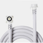 PVC Washing Machine Water Inlet Pipe with Steel Connector Extension Tube Washing Machine Hoses for Water Injection 4m/157.5in