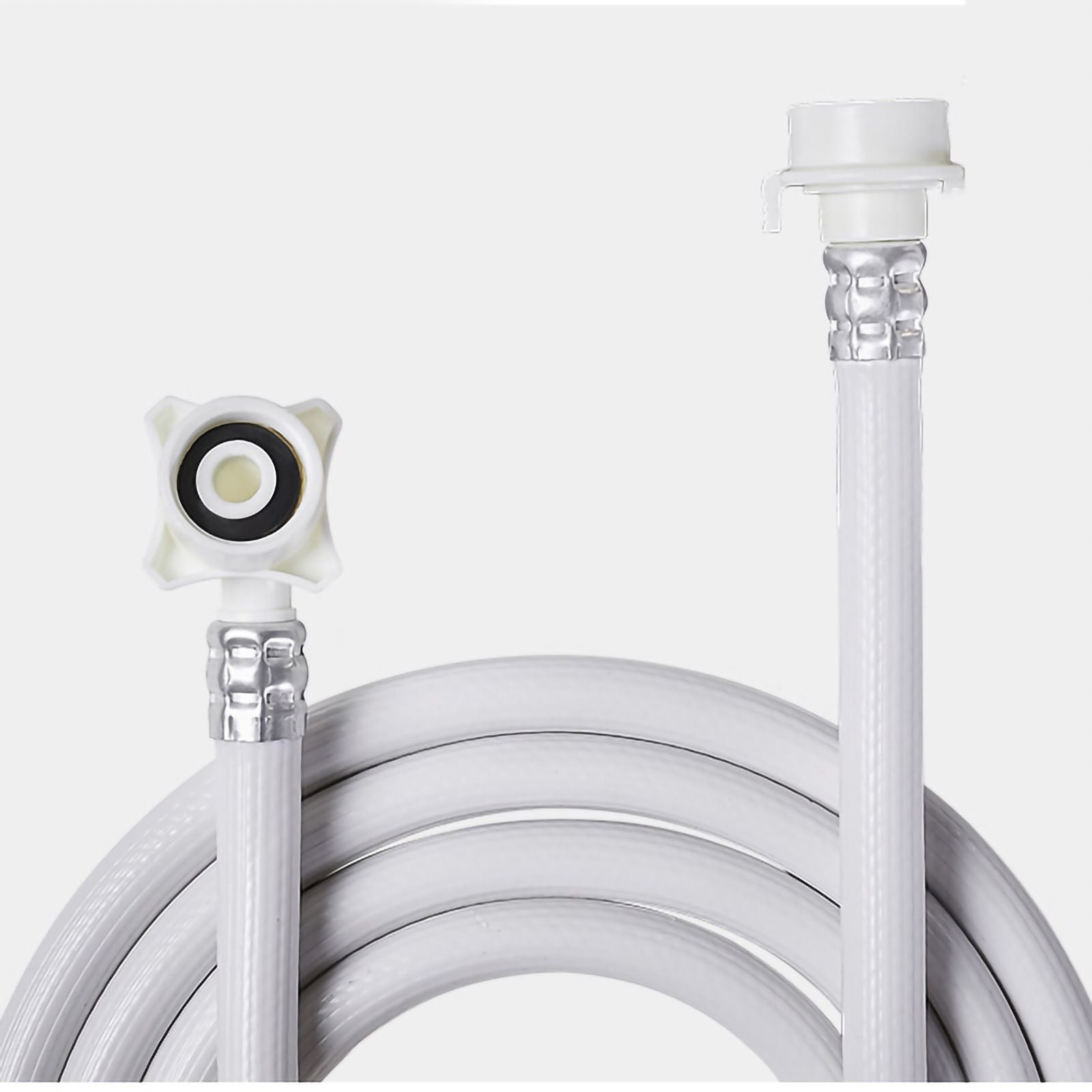 PVC Washing Machine Water Inlet Pipe with Steel Connector Extension Tube Washing Machine Hoses for Water Injection 4m/157.5in