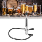 4in Thread Beer Keg Pump Stainless Steel Keg Party Pump with Tap for American D System Kegs