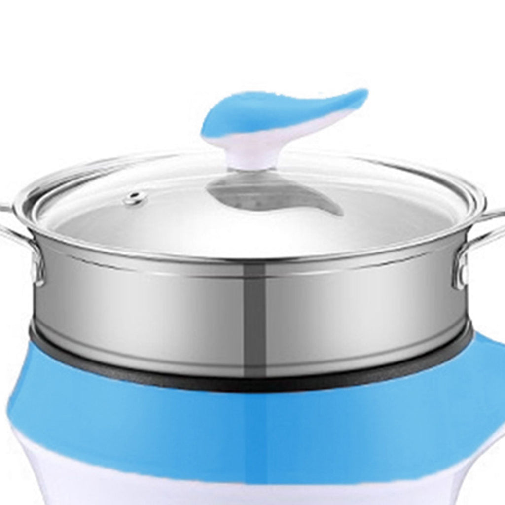 Electric Cooker Multifunctional Two Speed Portable Mini Electric Frying Pan Wok Rice Cooker for Student Dormitory (AU 220V)