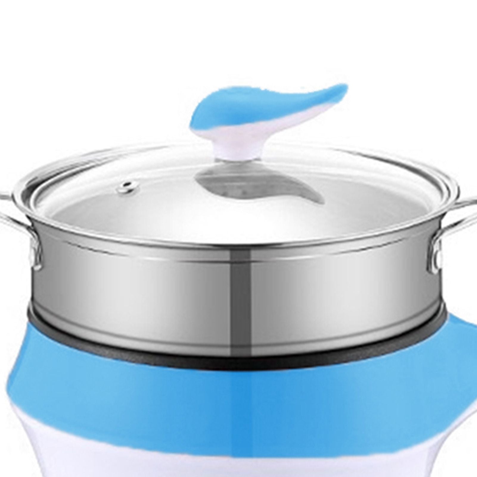 Electric Cooker Multifunctional Two Speed Portable Mini Electric Frying Pan Wok Rice Cooker for Student Dormitory (AU 220V)