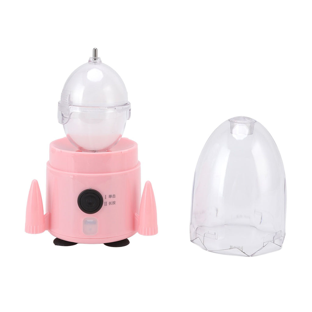 Egg Spinner Rechargeable Silicone Bottom Food Grade ABS Material Golden Egg Shakers for Home 15W 5V Pink