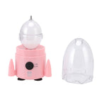 Egg Spinner Rechargeable Silicone Bottom Food Grade ABS Material Golden Egg Shakers for Home 15W 5V Pink
