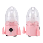 Egg Spinner Rechargeable Silicone Bottom Food Grade ABS Material Golden Egg Shakers for Home 15W 5V Pink