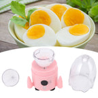 Egg Spinner Rechargeable Silicone Bottom Food Grade ABS Material Golden Egg Shakers for Home 15W 5V Pink