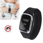 Ultrasonic Mosquito Repellent Bracelet Watch Adjustable Safe USB Mosquito Repellent Bracelet for Pregnant Woman Babies