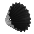 Coffee Filter Cup Resin Conical Reusable Hand Brewed Coffee Dripper Strainer for Kitchen Black