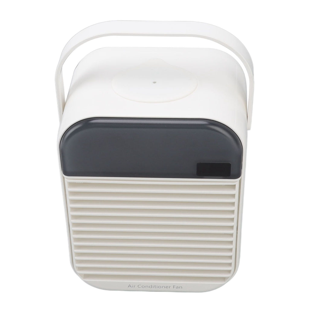Portable Air Conditioner Fan 3 Wind Speed Efficient Misting Low Noise USB Air Conditioner Cooling Fan with Night Light White