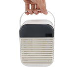 Portable Air Conditioner Fan 3 Wind Speed Efficient Misting Low Noise USB Air Conditioner Cooling Fan with Night Light White