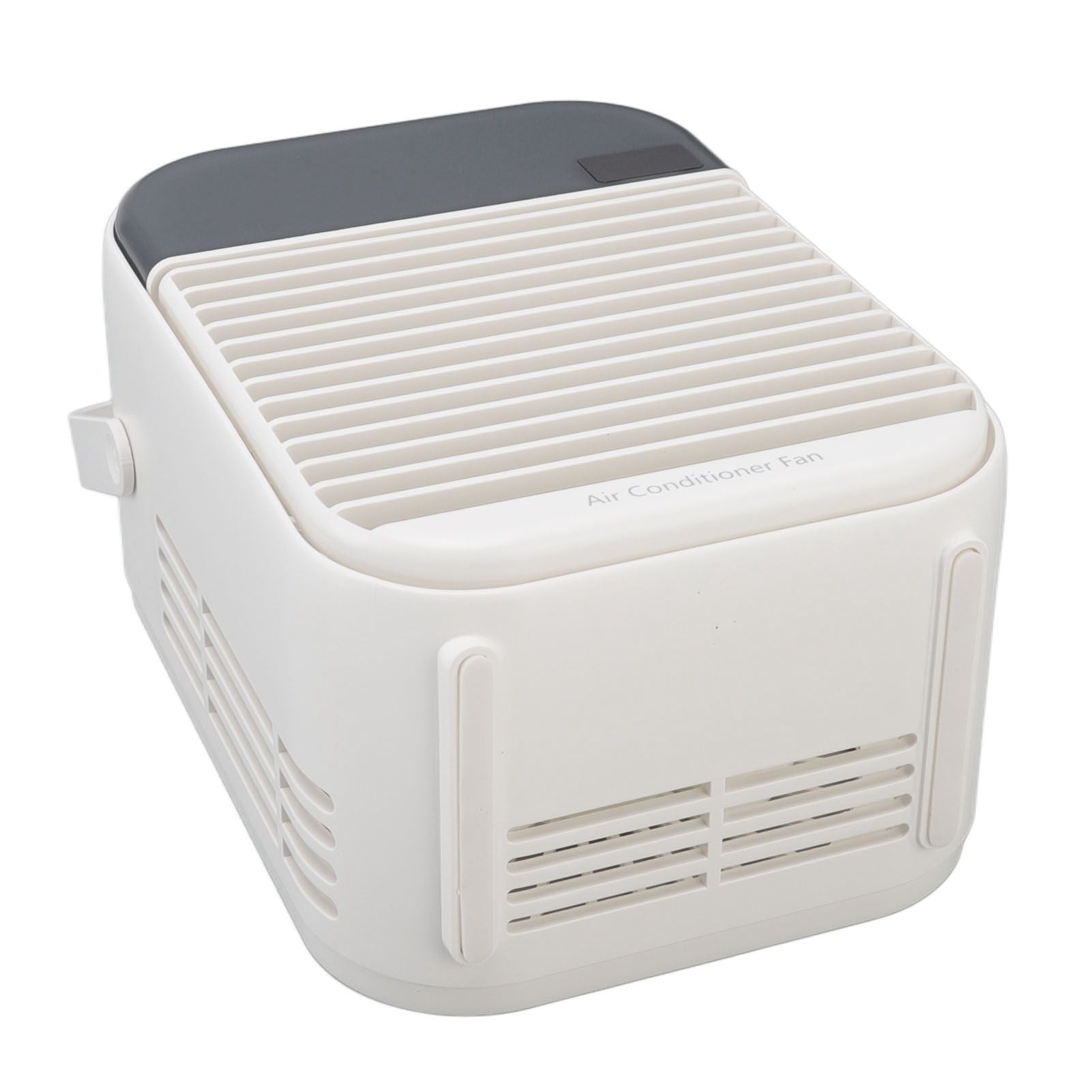 Portable Air Conditioner Fan 3 Wind Speed Efficient Misting Low Noise USB Air Conditioner Cooling Fan with Night Light White