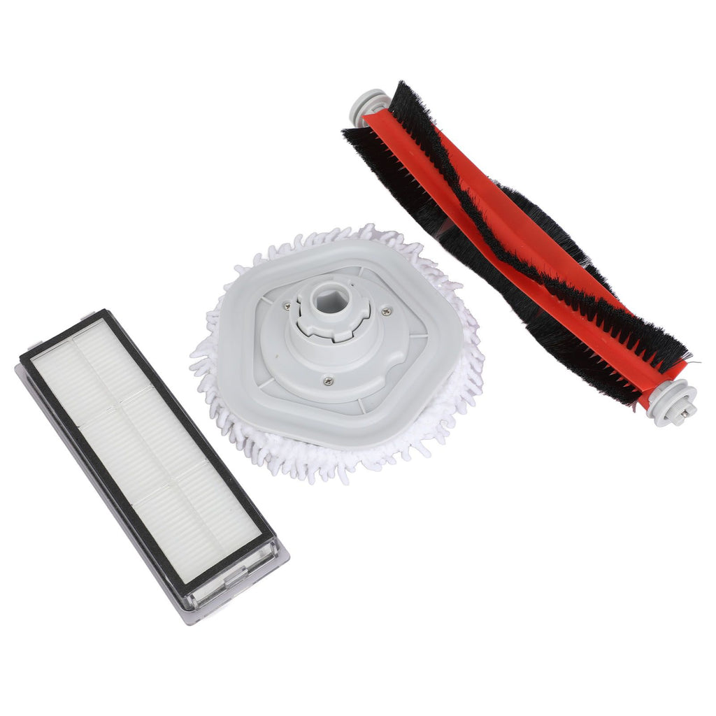 Vacuum Cleaner Parts Rolling Side Brush Filter Mop Cloth Set Kit for Dreame W10 Pro